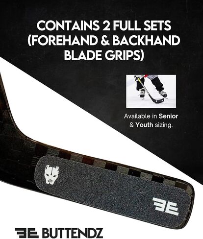 Buttendz Pit Bull Blade Grip - استبدال شريط شفرة الهوكي لتحسين التحكم، ومضاد للانزلاق، وأداء مقاوم للماء in Kuwait
