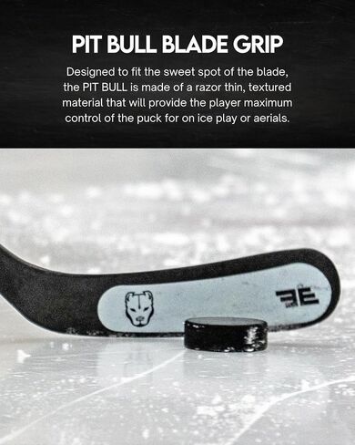 Buttendz Pit Bull Blade Grip - استبدال شريط شفرة الهوكي لتحسين التحكم، ومضاد للانزلاق، وأداء مقاوم للماء in Kuwait
