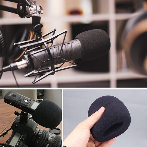 5 Pack Foam Mic Cover Handheld Microphone Windscreen (5 Pack) in Saudi Arabia
