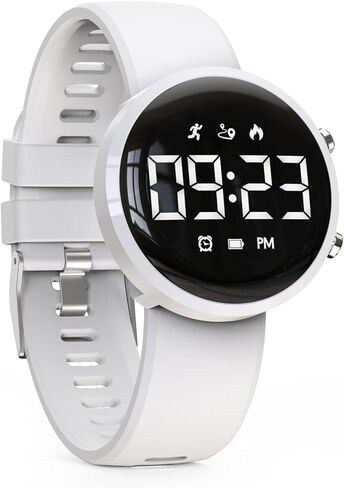 Kids Digital Pedometer Watch, Non-Bluetooth Fitness Tracker Watch, Steps Counter, Alarm Clock, Stopwatch, Gift for Children Teens Girls Boys in Saudi Arabia