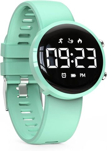 Kids Digital Pedometer Watch, Non-Bluetooth Fitness Tracker Watch, Steps Counter, Alarm Clock, Stopwatch, Gift for Children Teens Girls Boys in Saudi Arabia