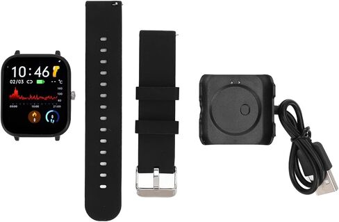ساعة اللياقة البدنية متعددة الوظائف IP68 Health Smart Watch لمساعد الصحة in Kuwait