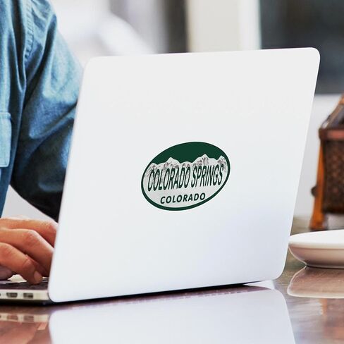 Cafepress Colorado Springs Colo لوحة ترخيص ملصق مصد السيارة in Kuwait