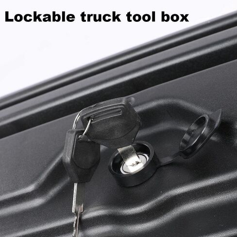 PIT66 2Pcs Lockable Truck Bed Storage Box Toolbox, Compatible with 2017-2023 Ford F250 F350 Super Duty 17-23, Left Driver + Right Passenger Sides Tool Box Drawer Set in Saudi Arabia