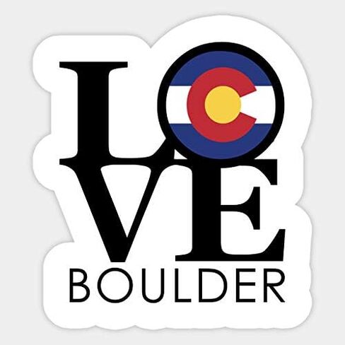 Love Boulder Colorado - Sticker Graphic - Decal Sticker Sticker in Saudi Arabia