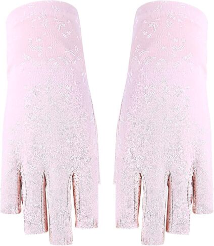 2Pairs Women UV Protection Driving Glove Fingerless Sunblock Cycling Mitten Non-Slip Breathable Riding Glove in Saudi Arabia