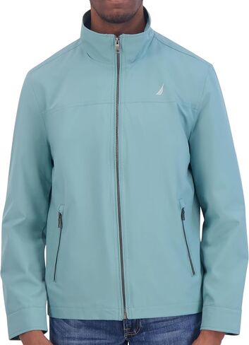 ناوتيكا جاكيت واقي من الرياح للرجال، اسود داكن، مقاس L, ديب بلاك, L in Kuwait