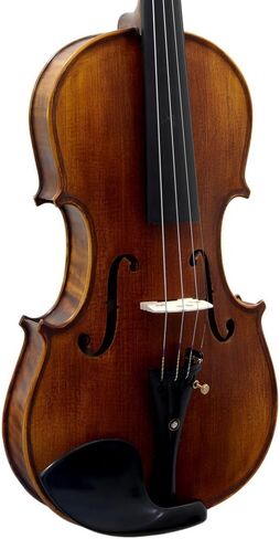 Paititi 3/4 Size PTVNSH100 Premium Hand Carved Ebony Fitted Violin Outfit with Case, Bow, String, Tuner, Mute and Rosin in Kuwait