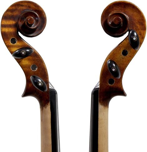 Paititi 3/4 Size PTVNSH100 Premium Hand Carved Ebony Fitted Violin Outfit with Case, Bow, String, Tuner, Mute and Rosin in Kuwait