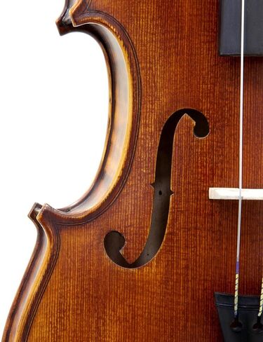 Paititi 3/4 Size PTVNSH100 Premium Hand Carved Ebony Fitted Violin Outfit with Case, Bow, String, Tuner, Mute and Rosin in Kuwait