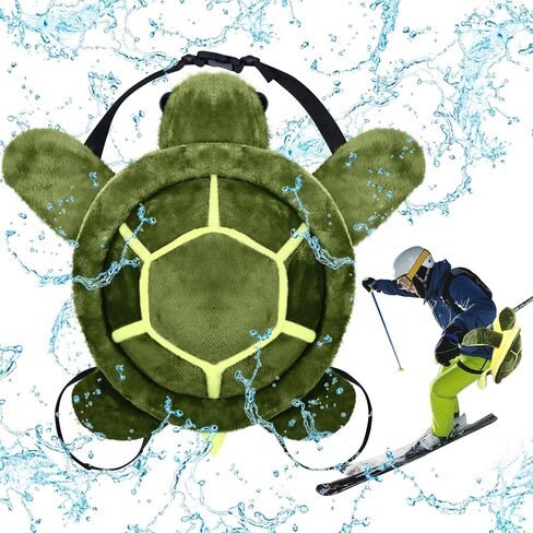 Shappy Turtle Butt Pads for Snowboarding 28 Inch Cute Waterproof Hip Butt Pad Turtle Protective Gear for Skiing Padded Skating Pads Hip Protection for Kids Adults in Kuwait