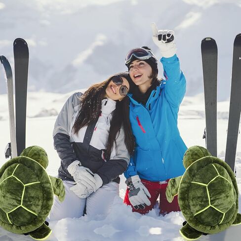 Shappy Turtle Butt Pads for Snowboarding 28 Inch Cute Waterproof Hip Butt Pad Turtle Protective Gear for Skiing Padded Skating Pads Hip Protection for Kids Adults in Kuwait