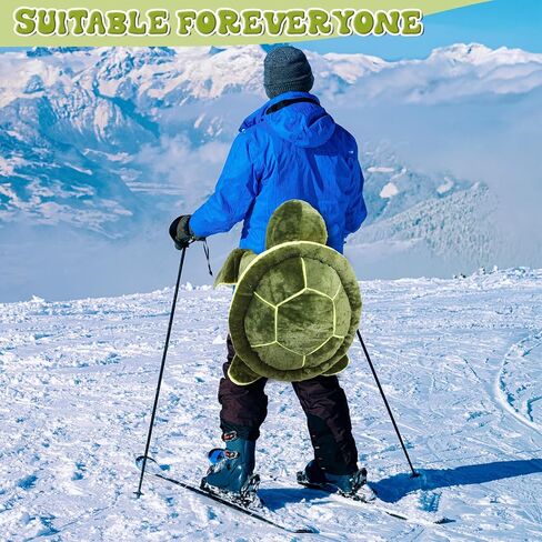 Shappy Turtle Butt Pads for Snowboarding 28 Inch Cute Waterproof Hip Butt Pad Turtle Protective Gear for Skiing Padded Skating Pads Hip Protection for Kids Adults in Kuwait