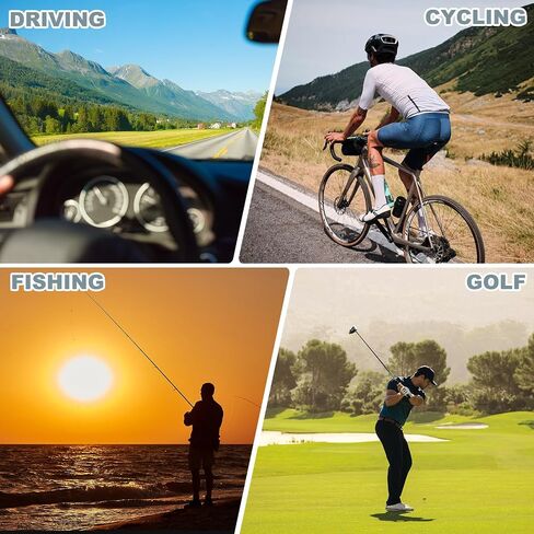 HARFINGTON Sport Sunglasses Cycling Polarized Sun Glasses for Mountain Bike Driving Fishing Running in Saudi Arabia