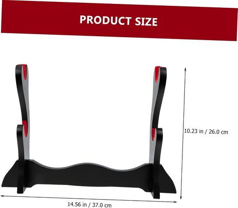 Milisten Wooden Flute Display Rack Two Desktop Flute Holder Stand Simple Design Suitable for Home Decoration and Gift Giving in Saudi Arabia