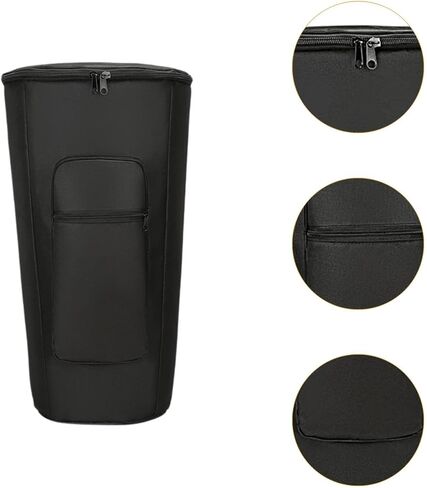 Djembe Drum Bag Padded Backpack with Adjustable Shoulder Straps, Sturdy Musical Instrument Accessory, Waterproof & Shockproof African Drum Carry Case, Style A 12 inch in Saudi Arabia