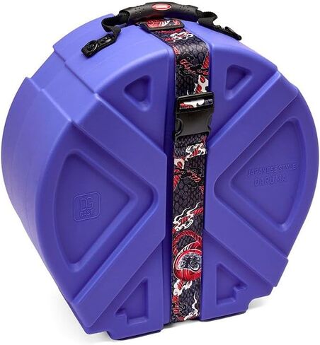 DARUMA 14" Snare Drum Case Black color — Heavy-Duty Roto-Molded Hard Shell with Padded Interior | Waterproof, Stackable, Lockable Drum Protector | Fits 14" x Up to 8" Snare in Saudi Arabia