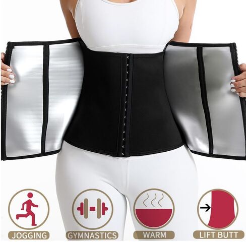 Women's Waist Trainer Corset Tummy Control Workout Belt for Weight Loss in Saudi Arabia