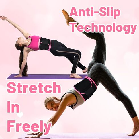 Waist Trainer Sweat Waist Band for Women and Men Spandex Sweat Band Stomach Waists Trimmer Belt Slimming Stomach Wrap for Lower Belly Fat Gym Workout Red in Saudi Arabia