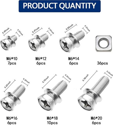 584 Pcs Stainless Steel Nut and Bolt Assortment Kit, M2 M2.5 M3 M4 M5 Small Metric Machine Screws, Multipurpose Hardware Set for DIY Projects, Repairs, Electronics in Kuwait