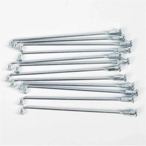 40PCS Electric for Bicycle Spokes 12G Diameter 2.5mm Length 50-165mm Steel with Nipples in Saudi Arabia