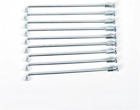 40PCS Electric for Bicycle Spokes 12G Diameter 2.5mm Length 50-165mm Steel with Nipples in Saudi Arabia