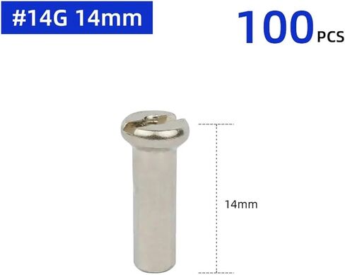 100PCS Brass Spoke Nipples 14G 13G 12GRoad Fit for Bicycle Wheel E-Bike Scooter Rim Caps CU Nuts Copper Parts Coated Silver Or Blac in Saudi Arabia