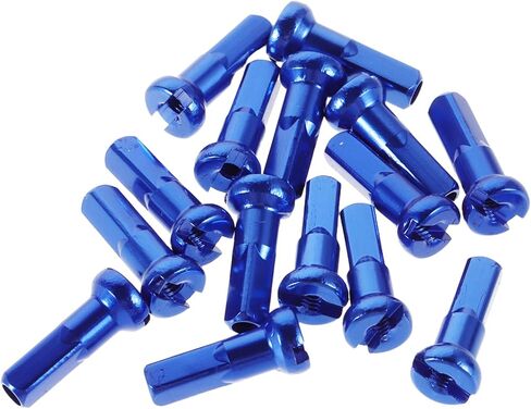 GANAZONO 15pcs Aluminum Alloy Bicycle Nipples for Mountain and Road Bikes Stylish Bike Wheel Caps Complete Coverage Versatile Protectors Colorful Design in Saudi Arabia