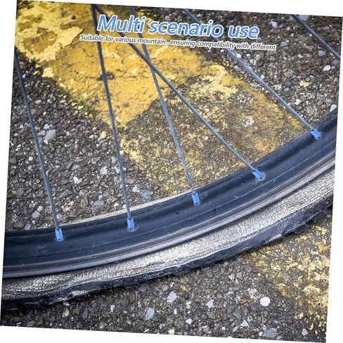 GANAZONO 15pcs Aluminum Alloy Bicycle Nipples for Mountain and Road Bikes Stylish Bike Wheel Caps Complete Coverage Versatile Protectors Colorful Design in Saudi Arabia