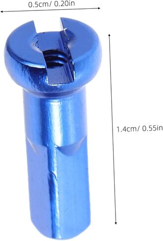 GANAZONO 15pcs Aluminum Alloy Bicycle Nipples for Mountain and Road Bikes Stylish Bike Wheel Caps Complete Coverage Versatile Protectors Colorful Design in Saudi Arabia