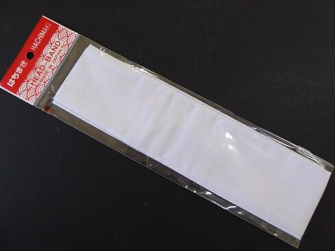 Japanese Martial Arts Sport Shiro White Hachimaki Headband/36 x 2.5"/Made Japan in Saudi Arabia