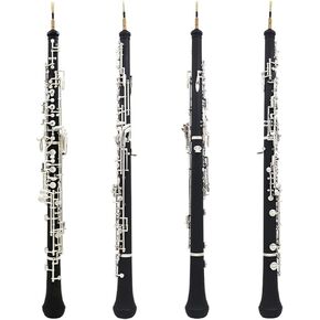 Oboe Instrument C Key Oboe Fully-Automatic Style Nickel-Plated Keys with Oboe Reed Gloves Leather Case Strap in Saudi Arabia