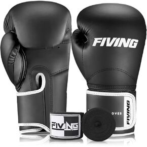 قفازات الملاكمة للرجال والنساء مع لفافات يدوية، قفازات تدريب احترافية الملاكمة التايلاندية، قفازات ثقيلة للكبار للملاكمة والكيك بوكسينغ والفنون القتالية المختلطة MMA in Kuwait