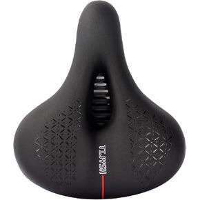 Comfortable Bike Seat Cushion for Men Women with Dual Shock Absorbing Ball Memory Foam Waterproof Bicycle Saddle Fit for Road Bikes in Saudi Arabia