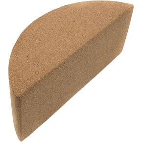 VOSAREA High Density Cork Yoga Block Non Slip Half Moon Shape for Core Muscle Strength and Balance Durable Yoga Training Tool for Support and Stability in Kuwait