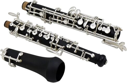 Oboe Instrument C Key Oboe Fully-Automatic Style Nickel-Plated Keys with Oboe Reed Gloves Leather Case Strap in Saudi Arabia