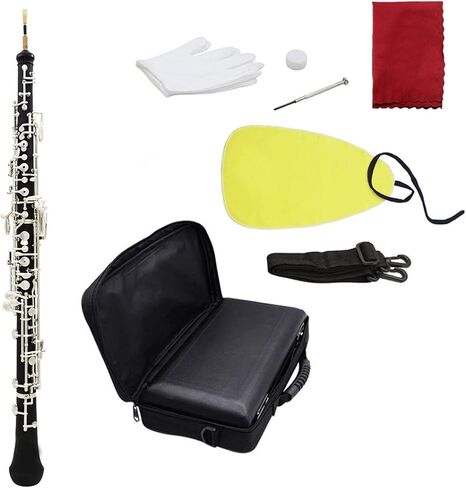 Oboe Instrument 22-Key Automatic Black Silver-Plated Button Oboe Instrument in Saudi Arabia