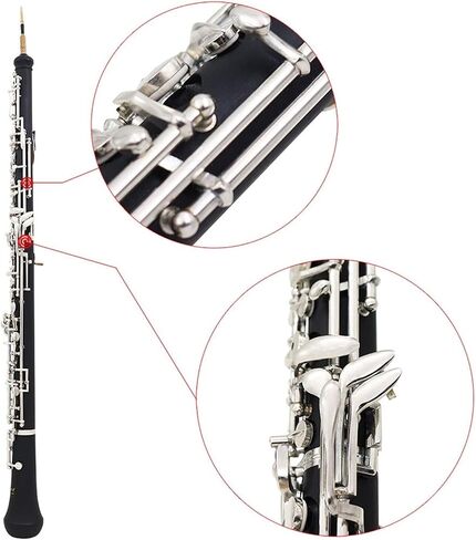 Oboe Instrument Bakelite Oboe C Down B Automatic 22-Key Black Tube Body in Saudi Arabia