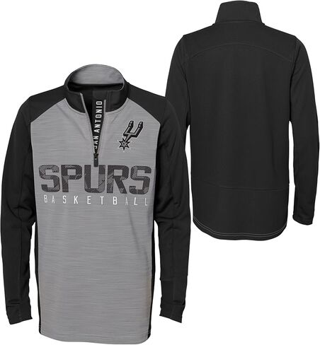 Outerstuff NBA Youth Boys (8-20) Shooter Long Sleeve 1/4 Zip Sweater in Saudi Arabia