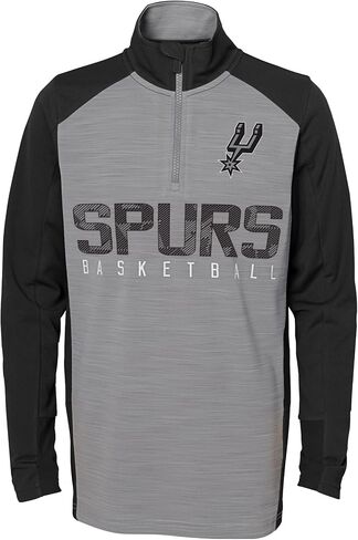 Outerstuff NBA Youth Boys (8-20) Shooter Long Sleeve 1/4 Zip Sweater in Saudi Arabia