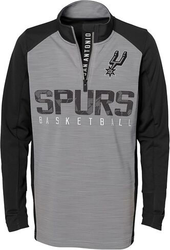 Outerstuff NBA Youth Boys (8-20) Shooter Long Sleeve 1/4 Zip Sweater in Saudi Arabia