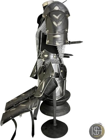 درع القرون الوسطى Cuirass، Chainmail، درع الساق والكوسبلاي، SCA، LARP، Fantasy Armor، Chainmail Cosplay درع هدية للنساء in Saudi Arabia