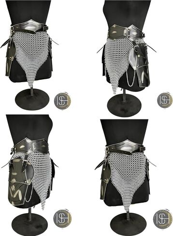 درع القرون الوسطى Cuirass، Chainmail، درع الساق والكوسبلاي، SCA، LARP، Fantasy Armor، Chainmail Cosplay درع هدية للنساء in Saudi Arabia