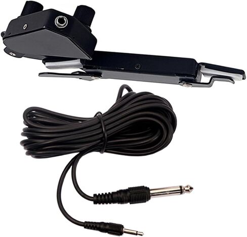 Clip Low Noise Acoustic Guitar Pickup Transducer Amplifier with Tone Volume Control Soundhole Pickup for Enhanced Sound Performance Black in Saudi Arabia