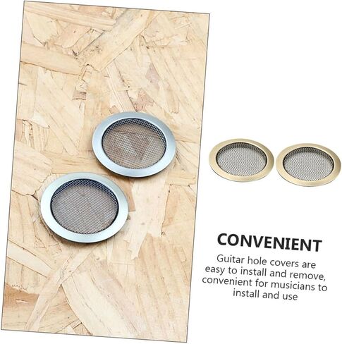 2pcs Guitar Soundhole Cover Inserts for Resonator Guitars Stylish and Durable Accessories to Enhance Appearance and Sound Quality Easy to Install and Remove in Saudi Arabia