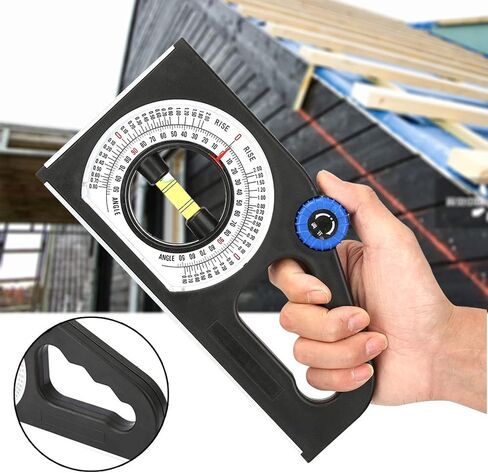 Hilitand Multifunctional Inclinometer, ABS Engineering Plastic Slope Meter with Comparison Table for Civil Engineering in Saudi Arabia