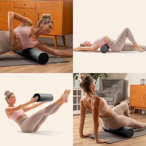 Sunny Health & Fitness High-Density Foam Roller 12" to 36", for Stretching & Muscle Recovery – Black, Blue, Pink in Saudi Arabia