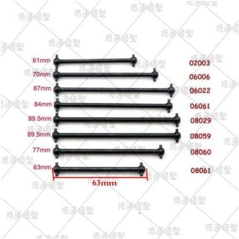 2pcs HSP 06022 Front Rear Drive Shaft DogBone 87mm for 1/10 RC Model Off-Road Car Buggy in Saudi Arabia