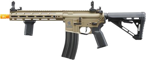 لانسر التكتيكي Gen 3 Hellion MLOCK 10 بوصة بوليمر خفيف الوزن متين M4 Airsoft MLOK AEG مع غطاء متوسط ​​عالي السرعة مع مشغل قابل للبرمجة (ETU & MOSFET) in Kuwait