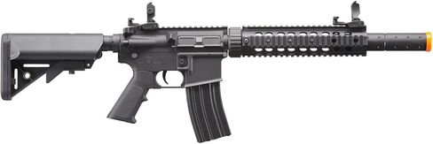 لانسر التكتيكي Gen 2 SD M4 بوليمر (سكة حديدية طويلة) - بندقية Piactinny Rail AEG كاملة/شبه تلقائية مع 0.20 جرام BBS وشاحن وبطارية in Kuwait